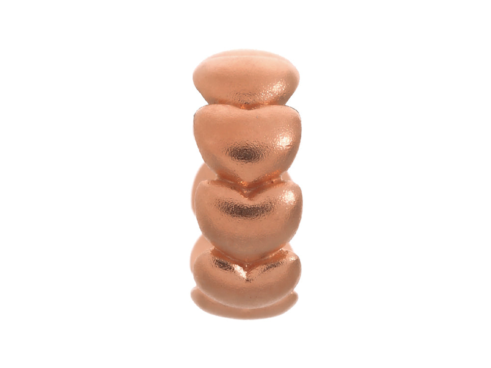 Endless Jewelry Hearts Rose Gold-Tone Finish