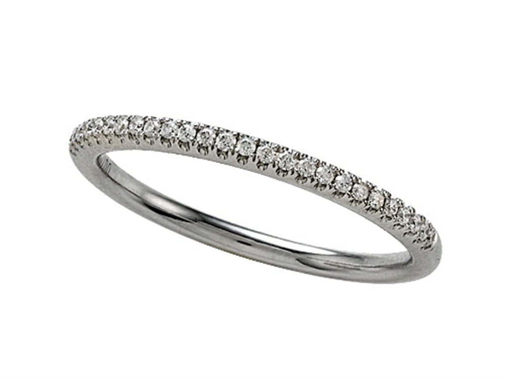 Finejewelers Comfort Fit Diamond Round Pave Band