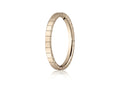 Benchmark 2mm High Polished Carved Design Wedding Band Ring