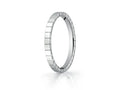 Benchmark 2mm High Polished Carved Design Wedding Band Ring