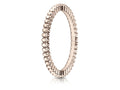 Benchmark 14k Rose Gold 2mm Gear Cut Design Wedding Band Ring