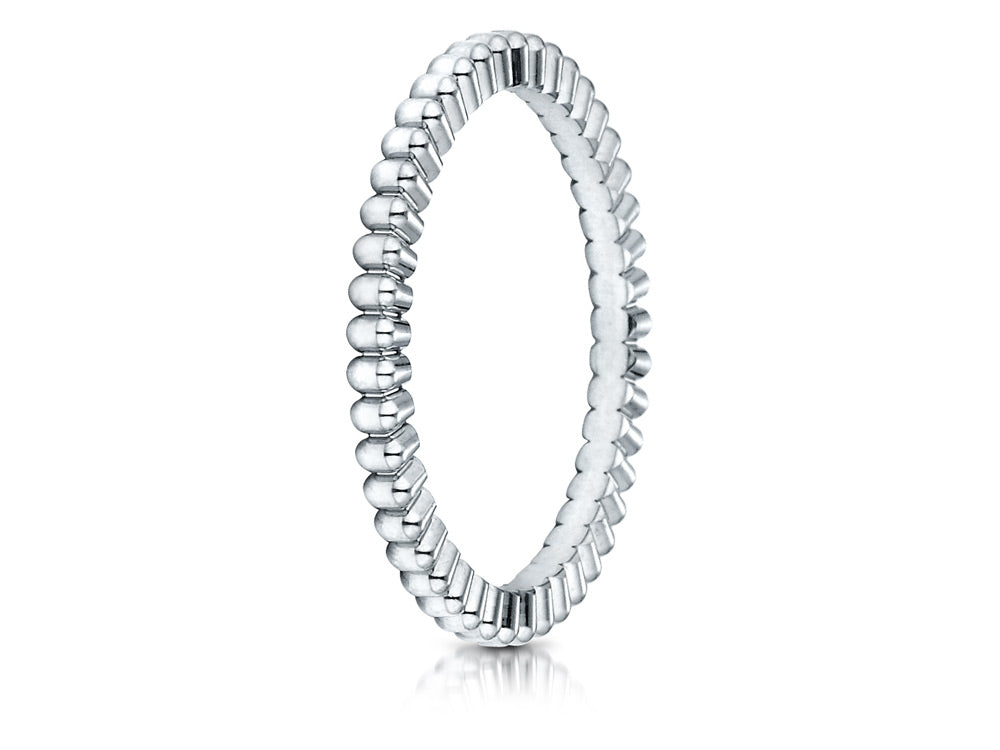 Benchmark 14k Gold 2mm Gear Cut Design Wedding Band Ring