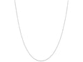 FJC Finejewelers 24 Inch 14k White Gold Carded Curb Chain Necklace