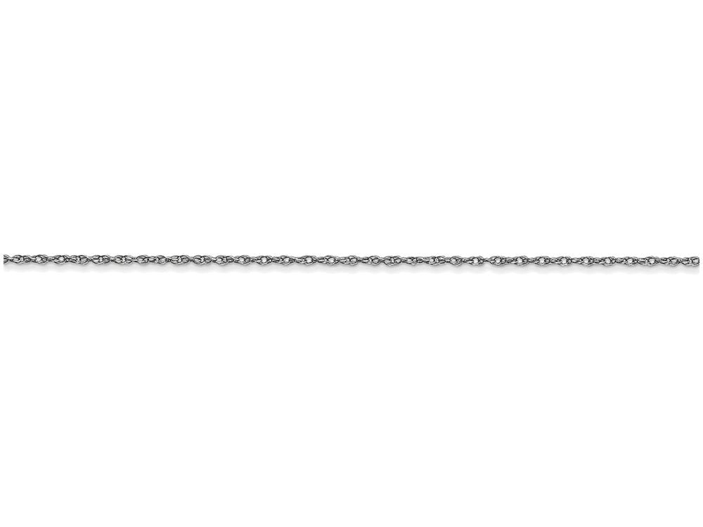FJC Finejewelers 18 Inch 14k White Gold Carded Cable Rope Chain Necklace