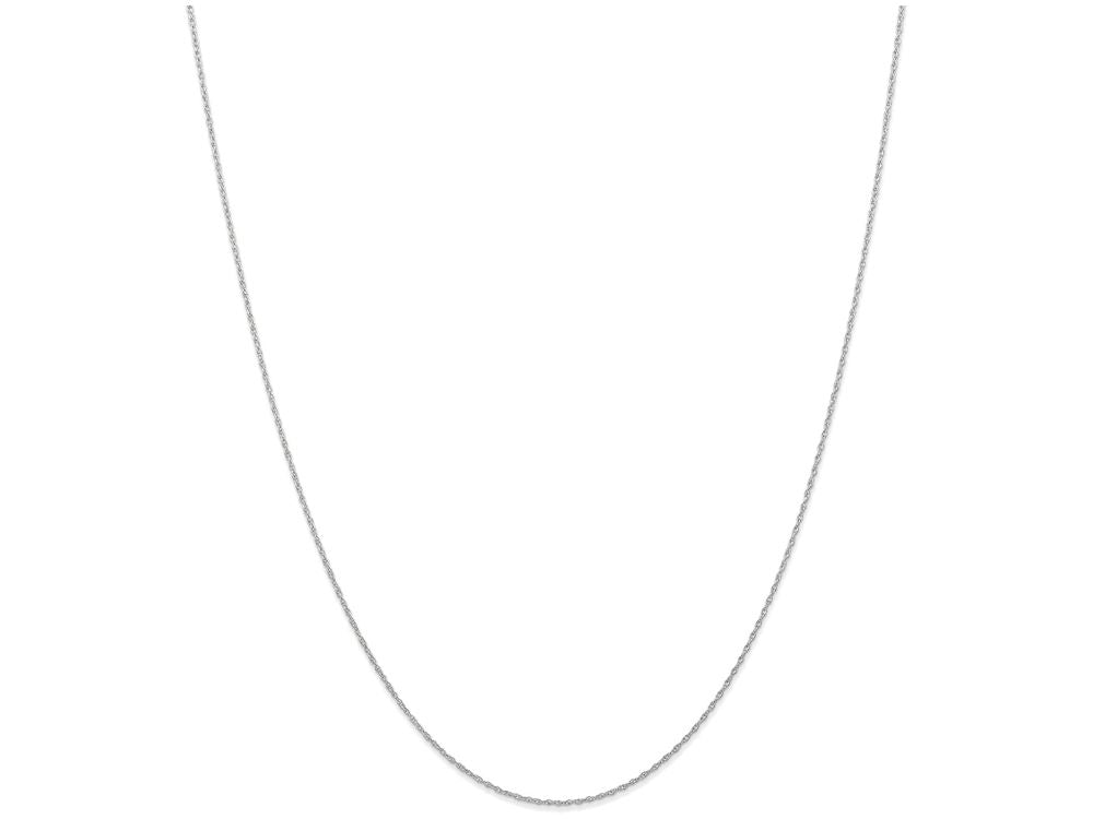 FJC Finejewelers 18 Inch 14k White Gold Carded Cable Rope Chain Necklace