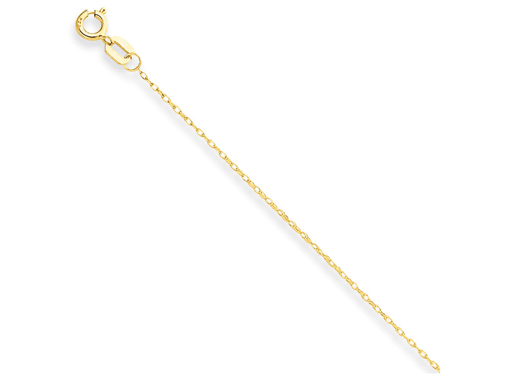 FJC Finejewelers 24 Inch 14k Yellow Gold Carded Cable Rope Chain Necklace