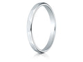 Benchmark 14k Gold 2mm High Polished Faceted Design Wedding Band Ring