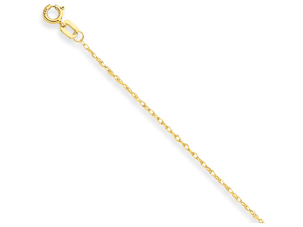 FJC Finejewelers 24 Inch 14k Yellow Gold Carded Cable Rope Chain Necklace