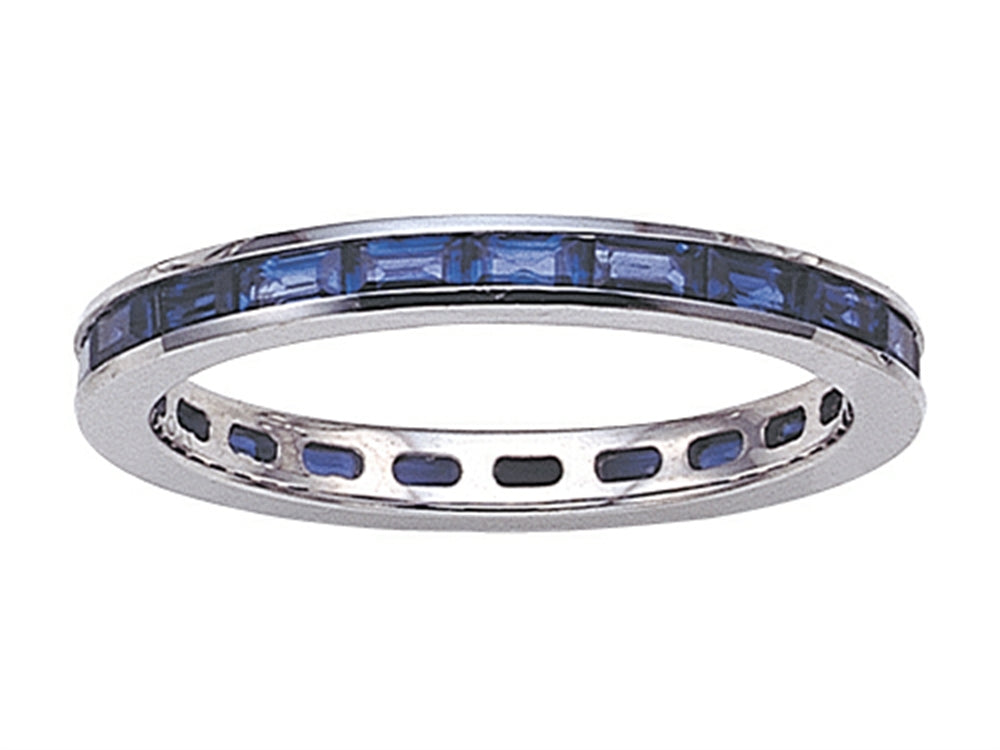 Karina B Sapphire Eternity Band