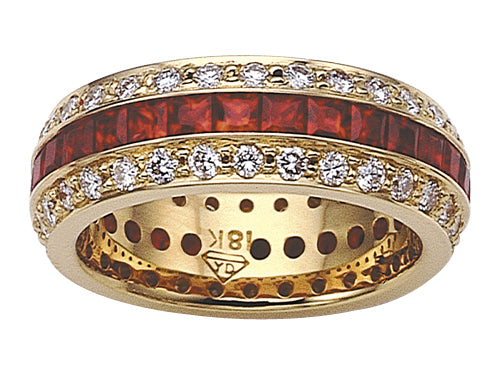 Karina B Ruby Eternity Band