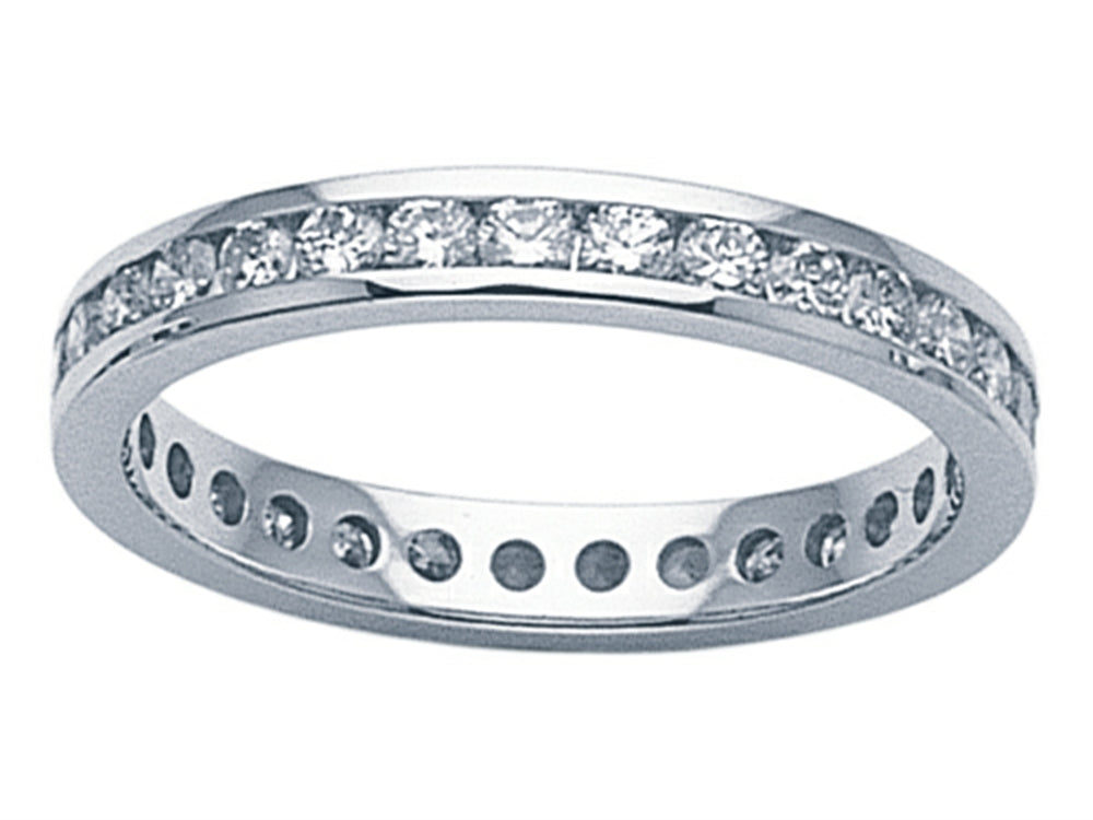 Karina B Round Diamonds Eternity Band