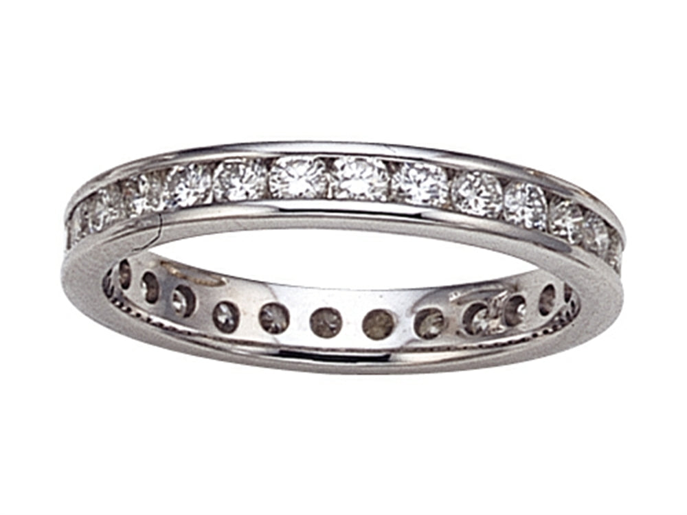 Karina B Round Diamonds Eternity Band