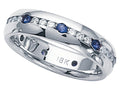 Karina B Sapphire Eternity Band