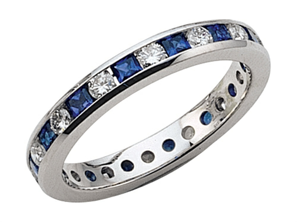 Karina B Genuine Sapphire Eternity Band