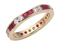 Karina B Genuine Ruby Eternity Band
