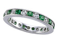 Karina B Tsavorite s Eternity Band