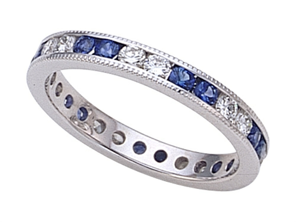Karina B Genuine Sapphire Eternity Band