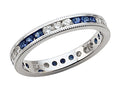 Karina B Genuine Sapphire Eternity Band
