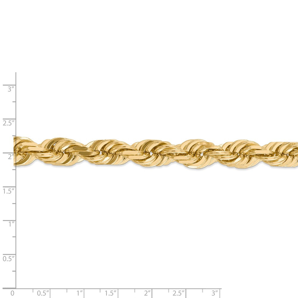 FJC Finejewelers 20 Inch 14k 10mm bright-cut Rope Chain Necklace