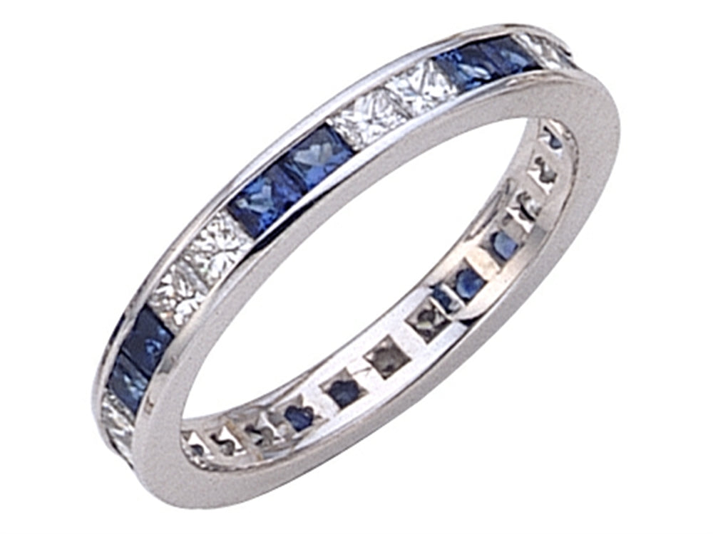 Karina B Genuine Sapphire Eternity Band