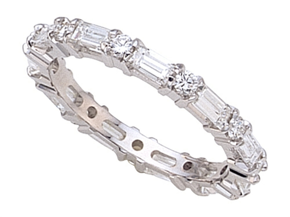 Karina B Baguette Diamonds Eternity Band