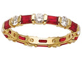 Karina B Genuine Ruby Eternity Band