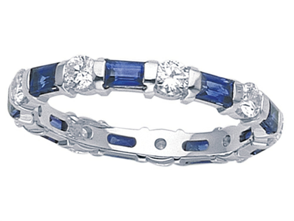 Karina B Sapphire Eternity Band