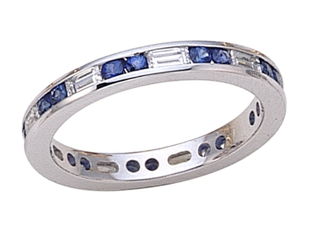 Karina B Genuine Sapphire Eternity Band