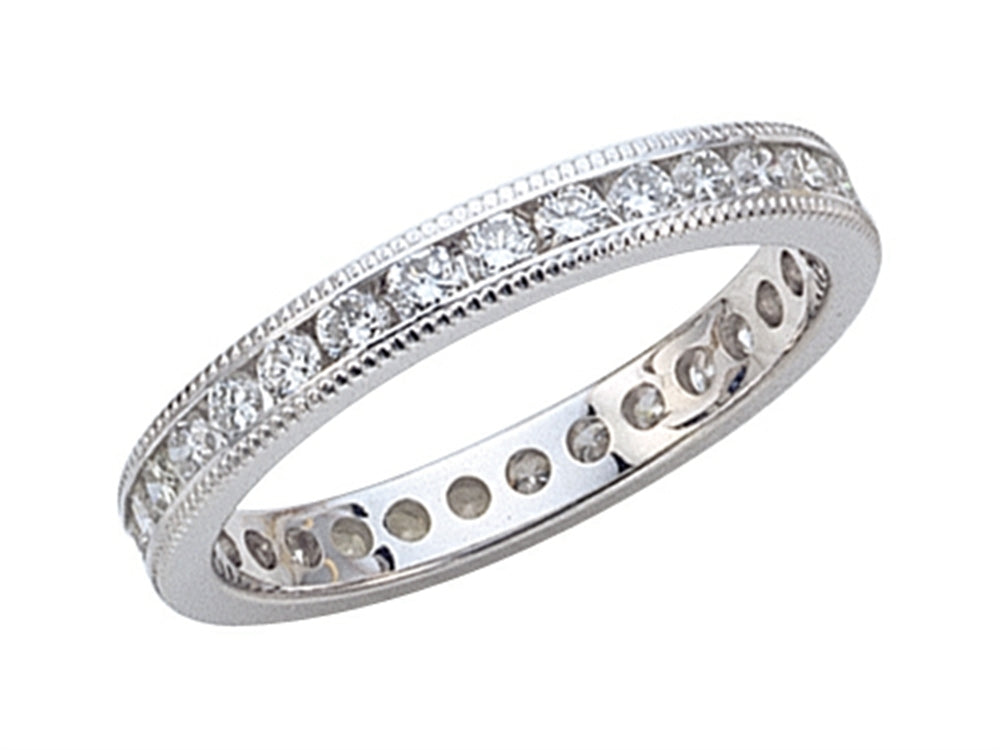 Karina B Round Diamonds Eternity Band