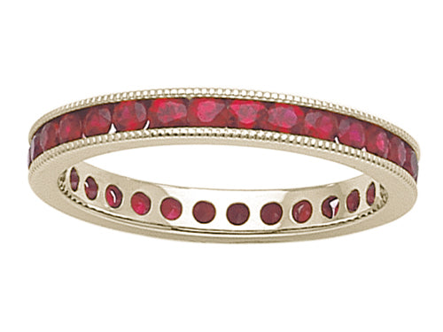 Karina B Genuine Ruby Eternity Band