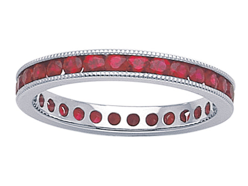 Karina B Genuine Ruby Eternity Band