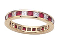 Karina B Genuine Ruby Eternity Band