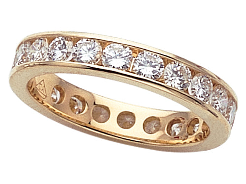 Karina B Round Diamonds Eternity Band