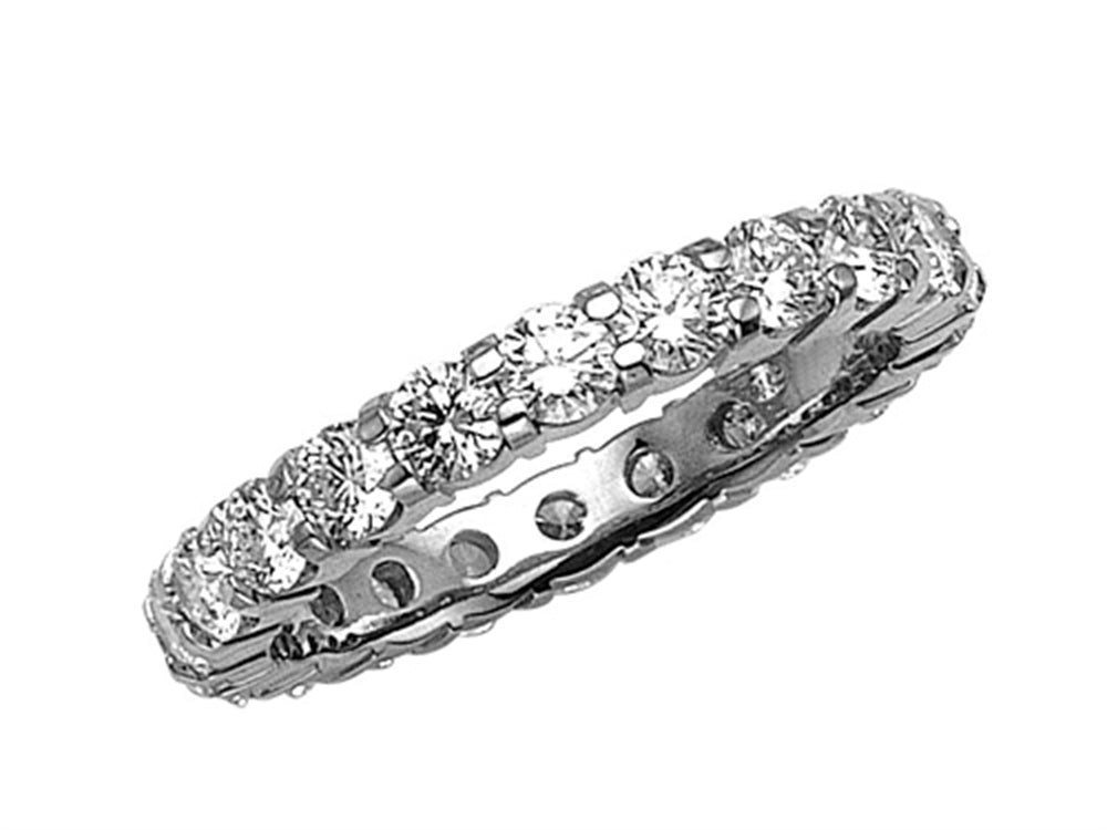 Karina B Round Diamonds Eternity Band