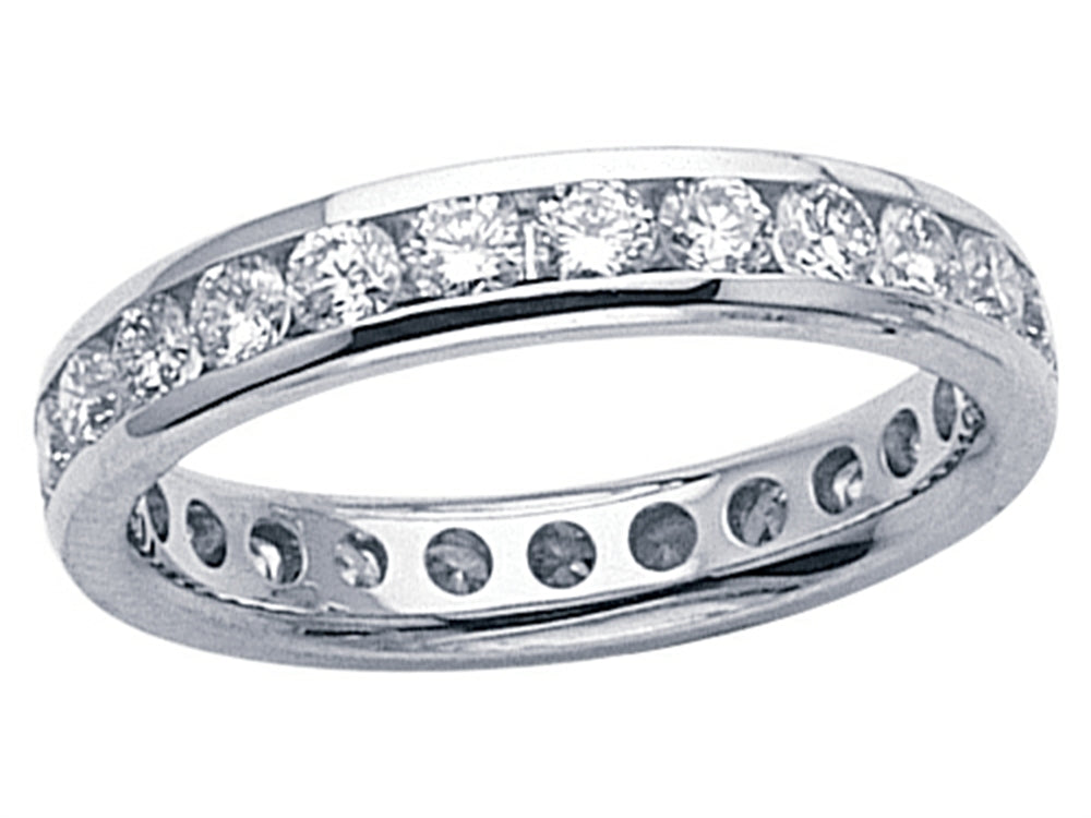 Karina B Round Diamonds Eternity Band