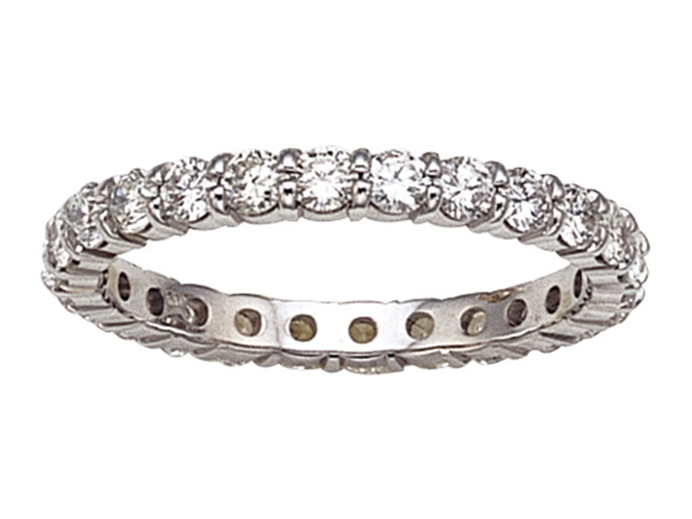 Karina B Round Diamonds Eternity Band