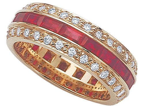 Karina B Ruby Eternity Band