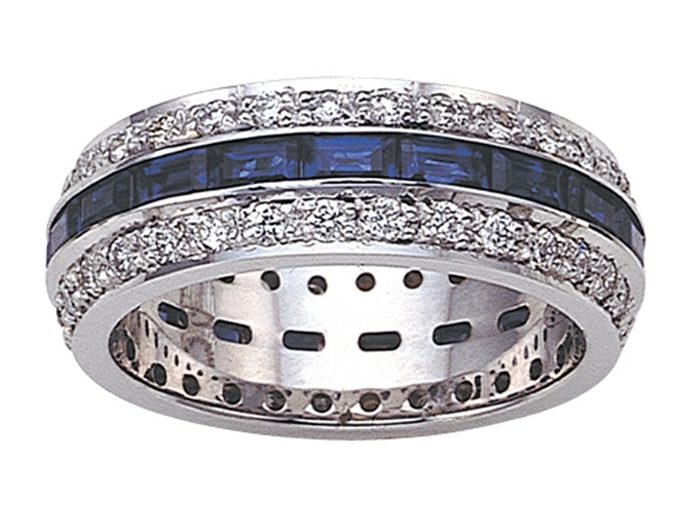 Karina B Sapphire Eternity Band