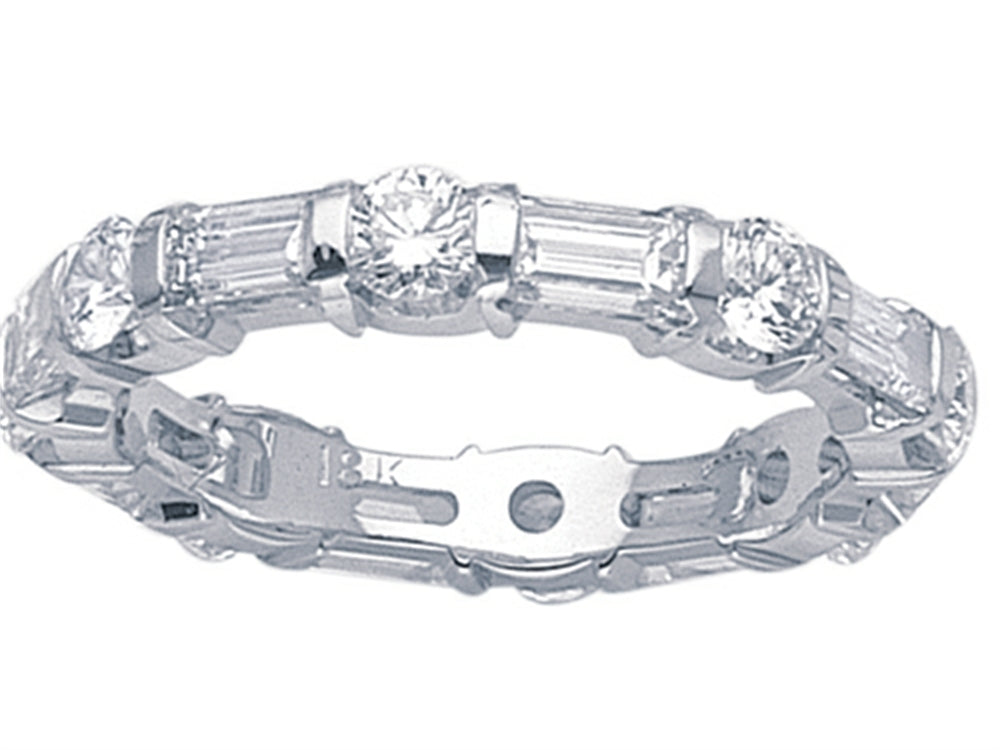 Karina B Baguette Diamonds Eternity Band