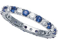 Karina B Genuine Sapphire Eternity Band