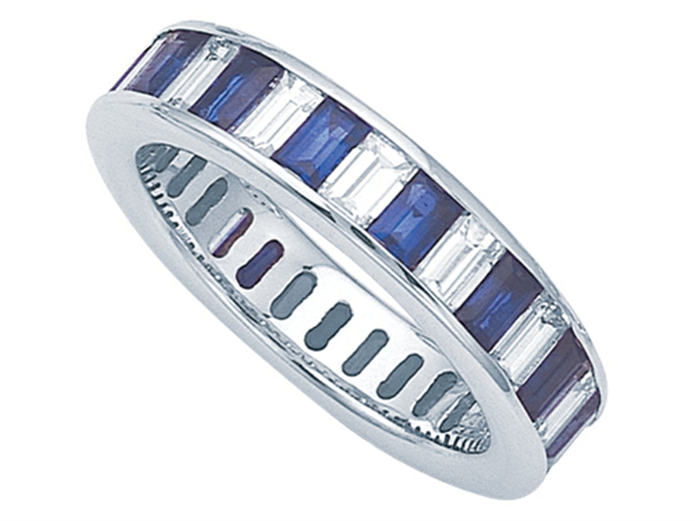 Karina B Sapphire Eternity Band