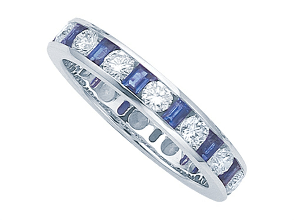 Karina B Genuine Sapphire Eternity Band