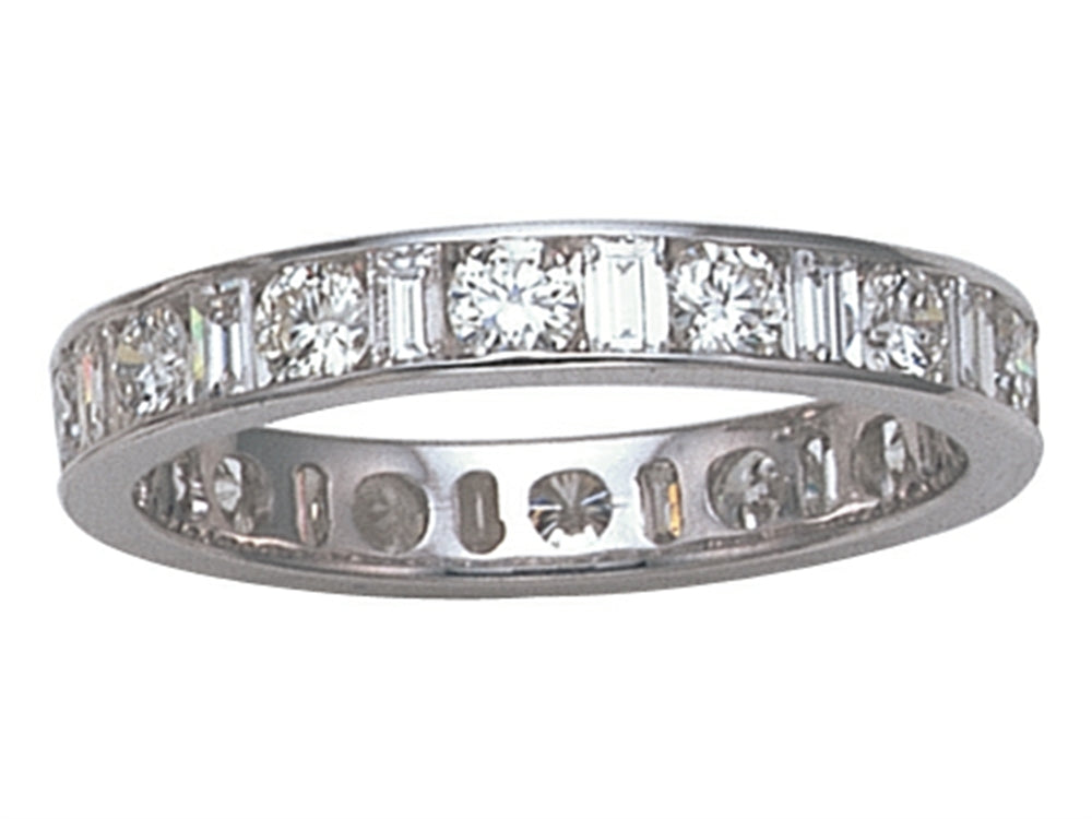 Karina B Baguette Diamonds Eternity Band