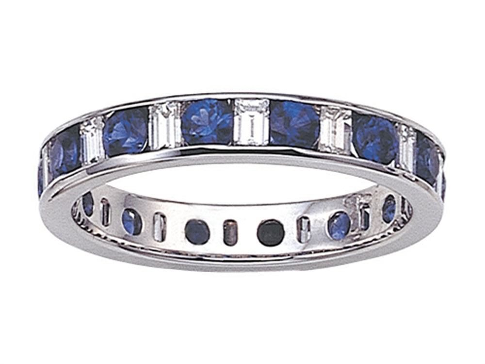Karina B Sapphire Eternity Band