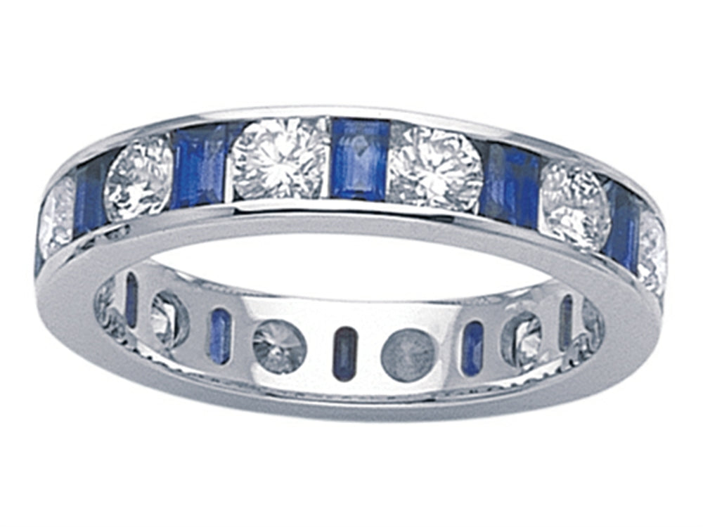 Karina B Genuine Sapphire Eternity Band