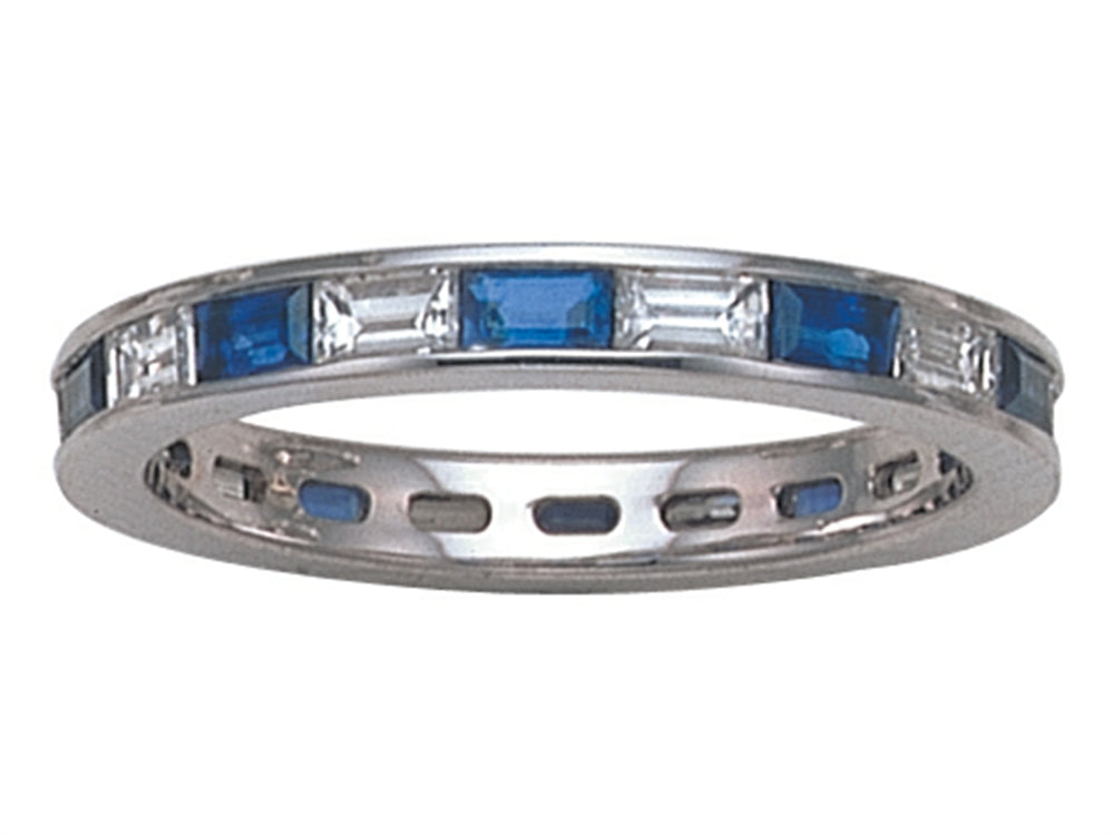 Karina B Sapphire Eternity Band