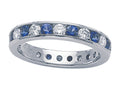 Karina B Genuine Sapphire Eternity Band