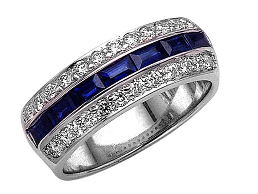 Karina B Genuine Sapphire Band