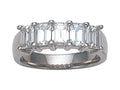 Karina B Emerald Cut Diamonds Band