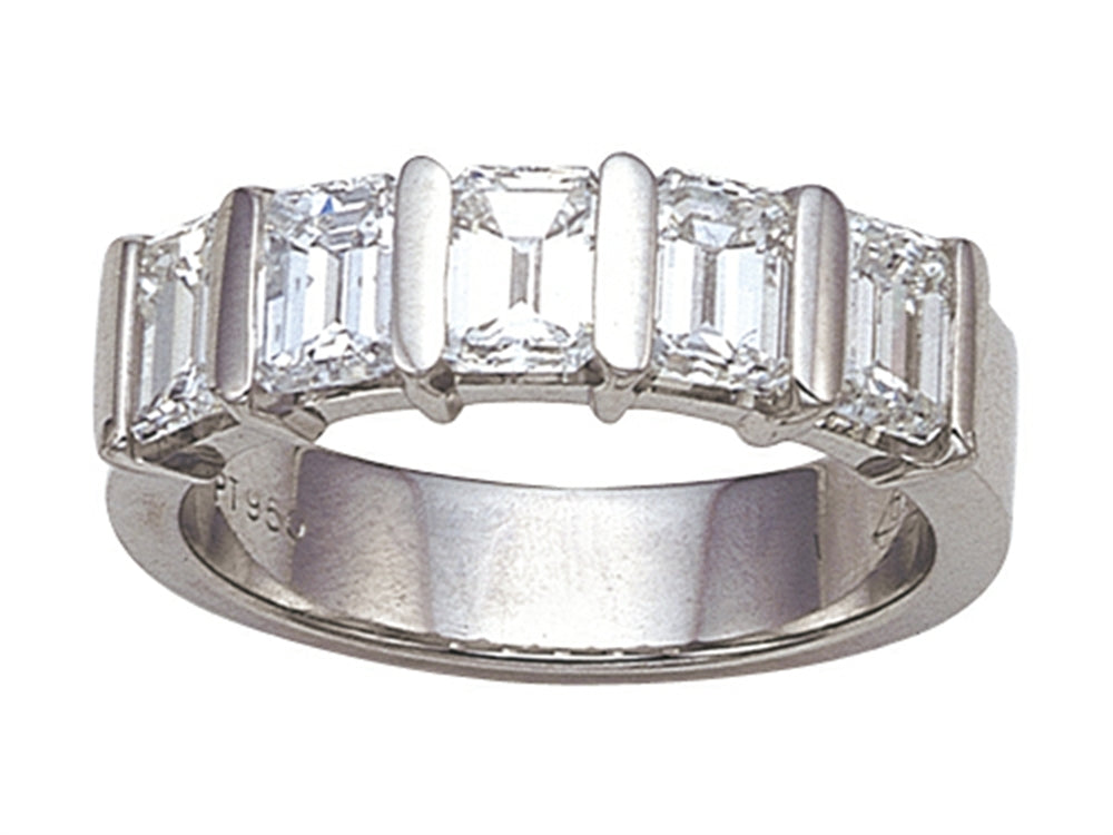 Karina B Emerald Cut Diamonds Band